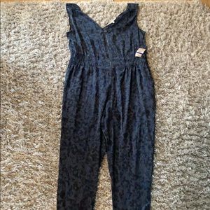 NWT Rachel Roy leopard romper s XL